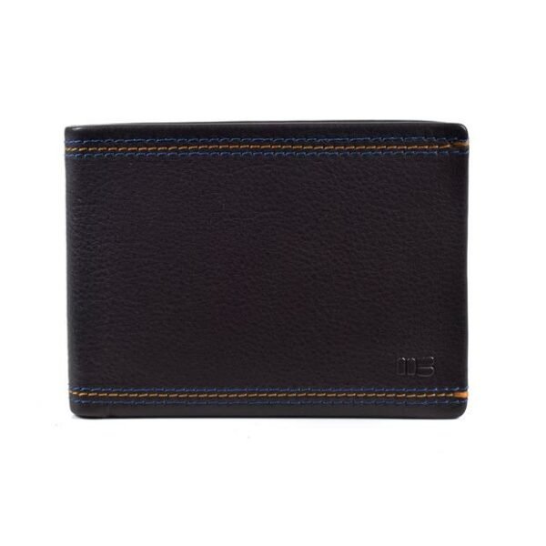 Cartera MIGUEL BELLIDO · Billetero con Monedero · En Piel · RFID · Color Negro