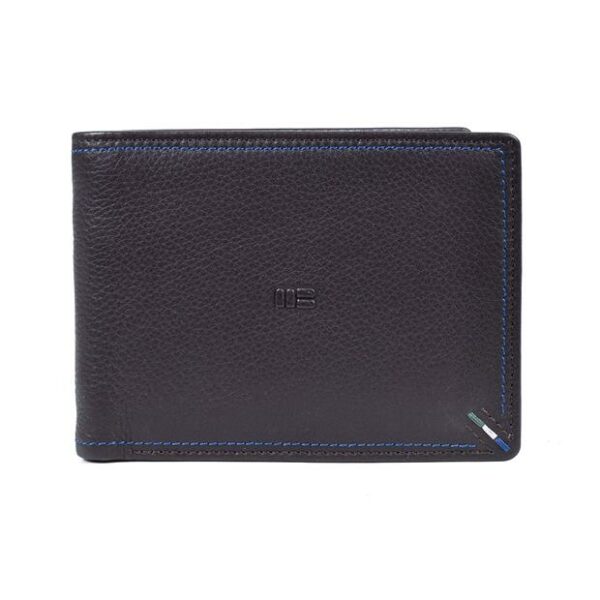 Cartera MIGUEL BELLIDO · Billetero con Monedero · En Piel · RFID · Color Negro y Marrón