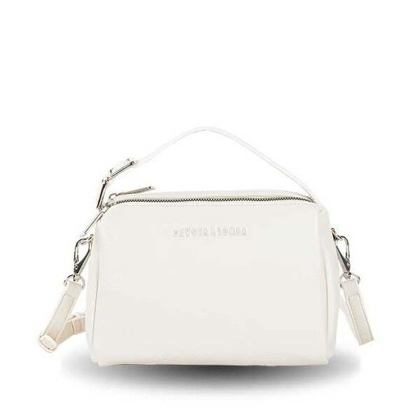 Bolso Devota & Lomba · Bandolera pequeña · Con asa de mano · Doble compartimento · Color Blanco roto