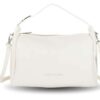 Bolso Devota & Lomba · Bandolera mediana · Con asa de mano · Material PU · Color Blanco roto