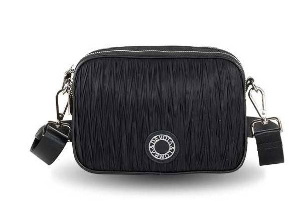 Bolso Devota & Lomba · Bandolera mediana · Doble compartimento · Color Negro