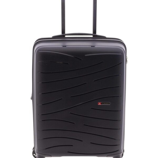 Maleta GLADIATOR · Trolley mediano · Flow M 60cm · Polipropileno - NEGRO