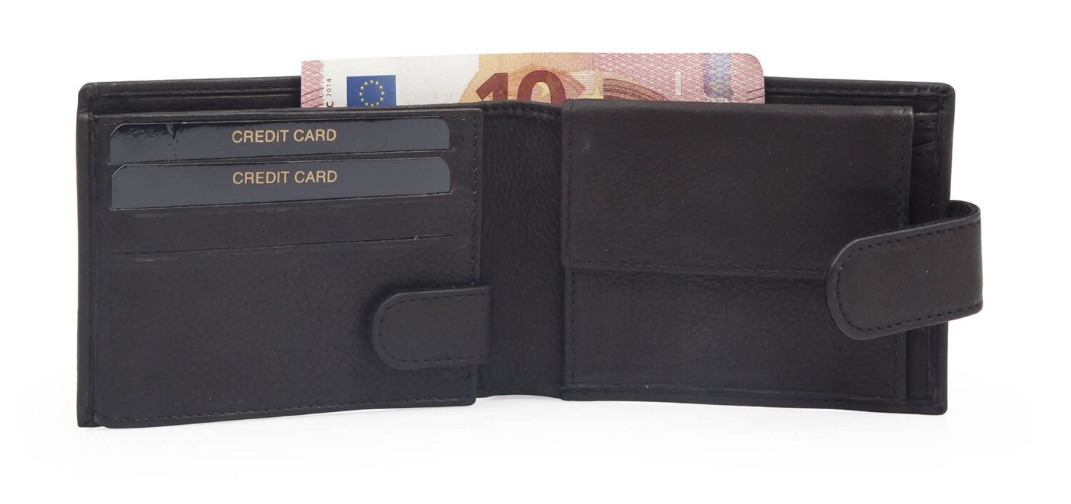 Cartera JAGUAR · Billetero Tarjetero con monedero · En Piel Vacuno · Sistema RFID · 9 Tarjetas - Imagen 3