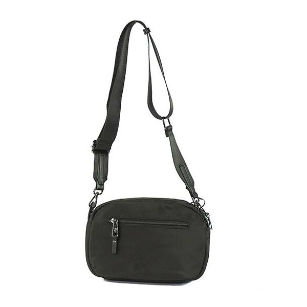 Bolso bandolera de la marca Pepe Moll de la coleccion Pulsar en color kaki y color negro