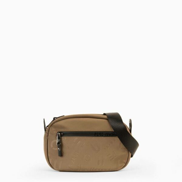 Bolso bandolera de la marca Pepe Moll de la coleccion Pulsar en color kaki y color negro