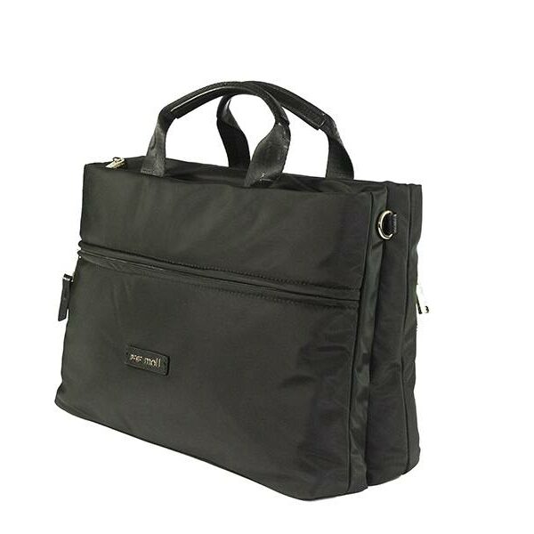 Bolso PEPE MOLL · NYLON · Bandolera Mediana y Vegana · Color Negro