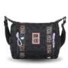 Bolso VENTIS · Bandolera Mediana en Nylon · Color Negro