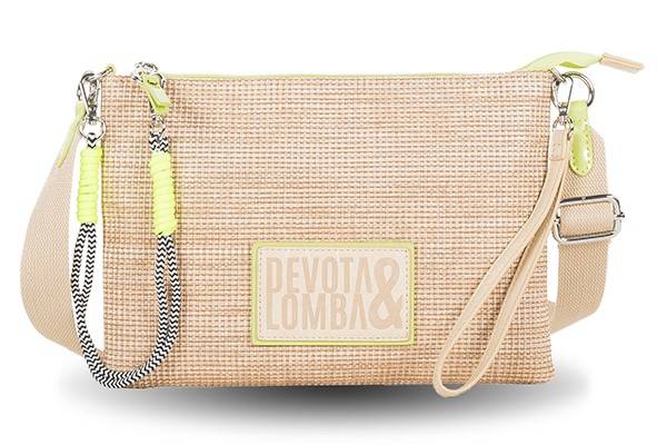 ➤ Bolso Devota & Lomba · Bandolera pequeña · Cartera de mano · Color Beige
