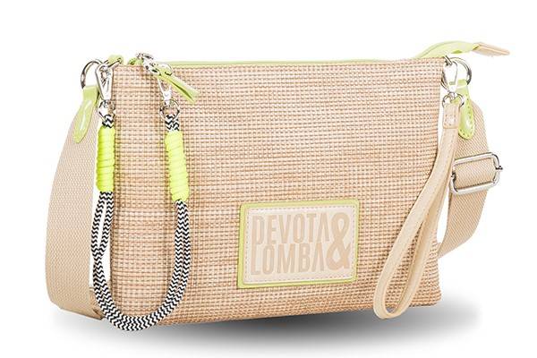 ➤ Bolso Devota & Lomba · Bandolera pequeña · Cartera de mano · Color Beige