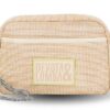 ➤ Bolso Devota & Lomba · Bandolera mediana · Rafia sintética y PU · Color Beige