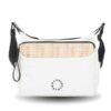 Bolso Devota & Lomba · Bandolera mediana · Doble compartimento · Color Beige y Blanco roto