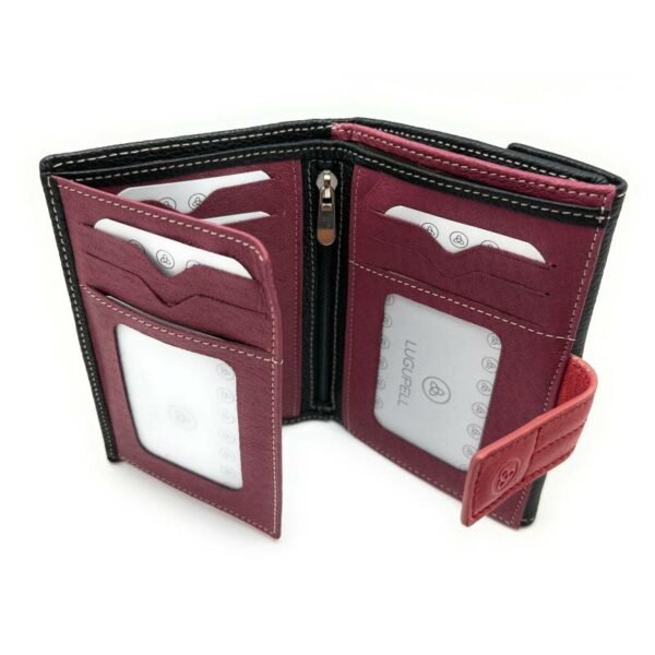 Billetero LUGUPELL · Para mujer en PIEL · Grande con monedero · RFID · Coleccion Aston