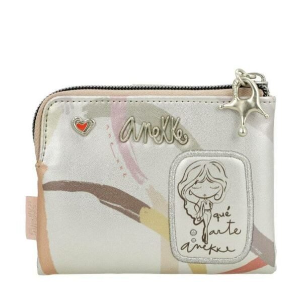 Monedero ANEKKE · Monedero pequeño flexible · RFDI · Triple Compartimento · Coleccion Alma