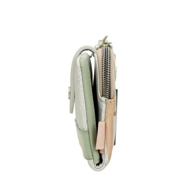 Monedero ANEKKE · Monedero pequeño flexible · RFDI · Triple Compartimento · Coleccion Alma