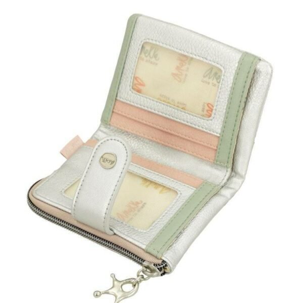 Monedero ANEKKE · Monedero pequeño flexible · RFDI · Triple Compartimento · Coleccion Alma