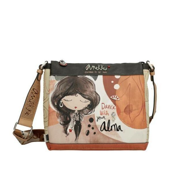 Bolso ANEKKE · Bandolera mediana · Tres compartimentos · Coleccion Alma