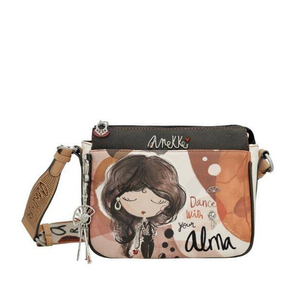 Bolso ANEKKE · Bandolera mediana · 3 compartimentos · Coleccion Alma