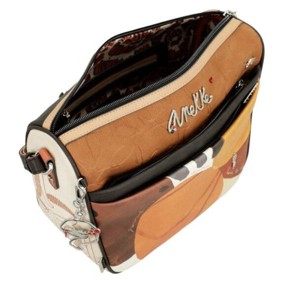 Bolso ANEKKE · Bandolera grande · Triple compartimento · Coleccion Alma