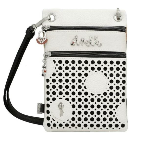 Bolso ANEKKE · Mini Bandolera pequeña · Modo riñonera · 2 Compartimentos · Coleccion AlmaBolso ANEKKE · Mini Bandolera pequeña · Modo riñonera · 2 Compartimentos · Coleccion Alma