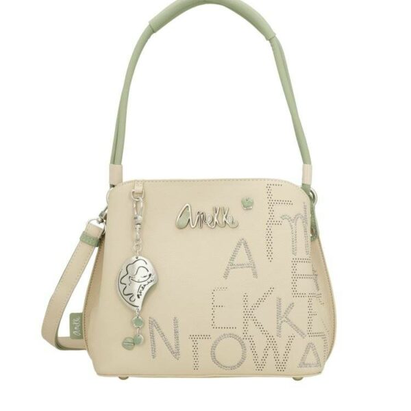 Bolso ANEKKE · Bandolera mediana · Triple compartimentos · Con asa de mano · Coleccion Alma
