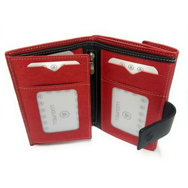 Billetero LUGUPELL · Para mujer en PIEL · Grande con monedero · RFID · Coleccion New Ecuador