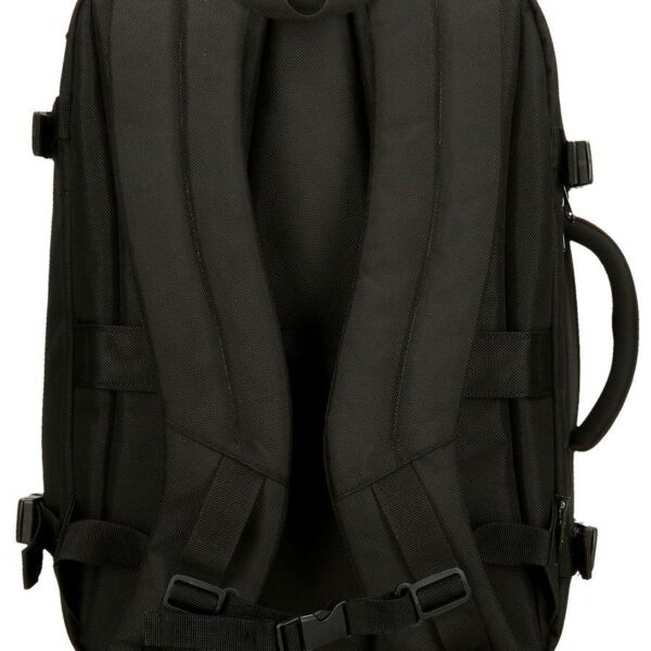 Mochila PEPE JEANS · Mochila de viaje · Porta Ordenador · Dos compartimentos · Coleccion Bromley · Color Negro