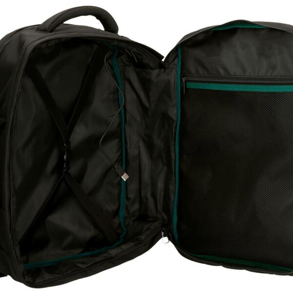 Mochila PEPE JEANS · Mochila de viaje · Porta Ordenador · Dos compartimentos · Coleccion Bromley · Color Negro