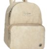 Mochila Pepe Jeans · Mochila pequeña · Coleccion Jana · Color Beige