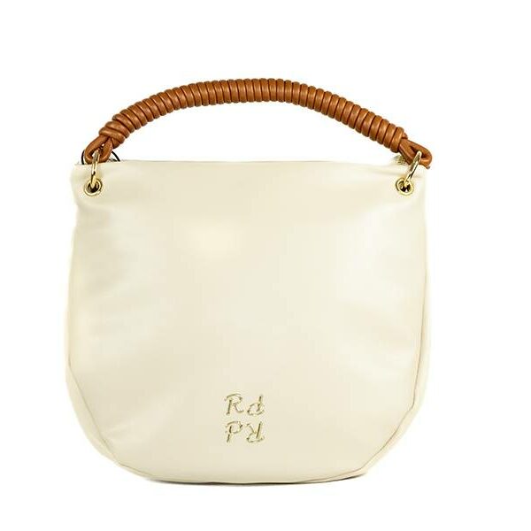 ➤ Bolso ROBERT PIETRI · Hombro y Bandolera mediano · Coleccion Sandalo · Color Beige - Bolso de mano con un asa y asa bandolera de la marca Robert Pietri
