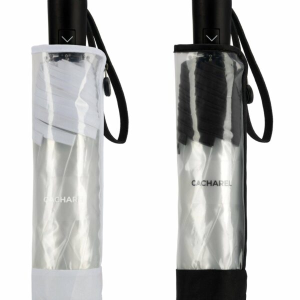 Paraguas CACHAREL · Transparente · Plegable automático · Ecofriendly