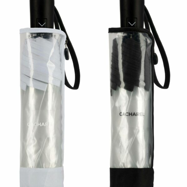 Paraguas CACHAREL · Transparente · Plegable automático · Ecofriendly