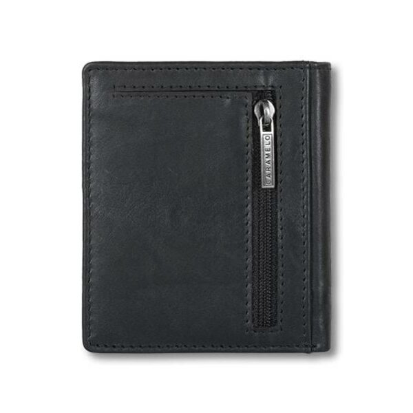 Cartera CARAMELO · Billetero Monedero Vertical Exterior en Piel