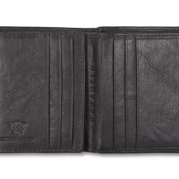 Cartera CARAMELO · Billetero Monedero Vertical Exterior en Piel