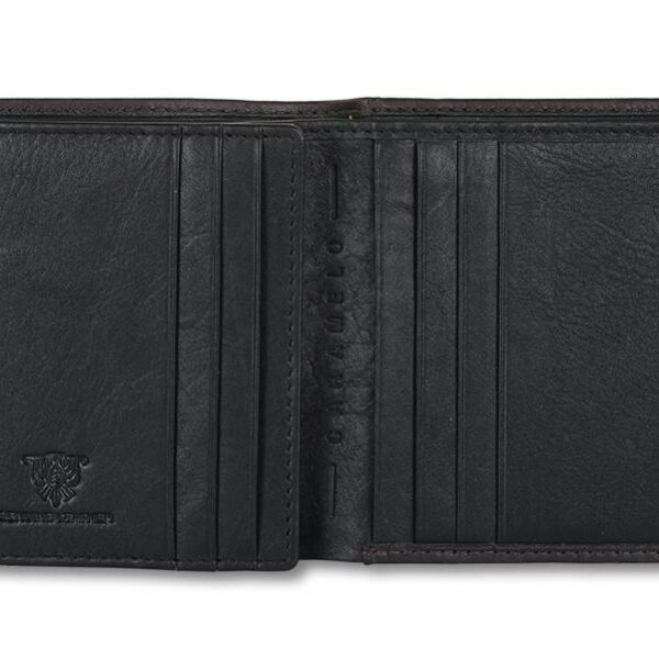 Cartera CARAMELO · Billetero Monedero Vertical Exterior en Piel