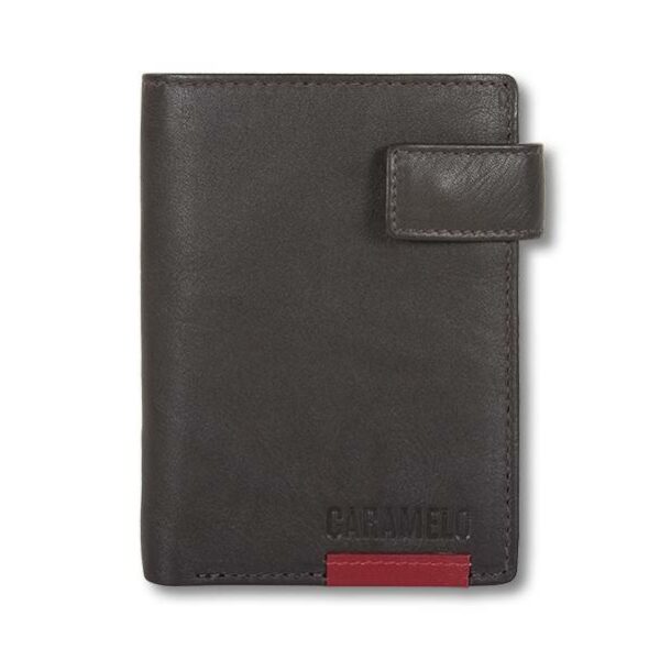 Cartera billetero con monedero en piel de la marca Caramelo