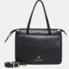 Bolso ROBERT PIETRI · Bandolera con dos asas de mano · Tamaño medio · Coleccion Mercurio · Color Negro
