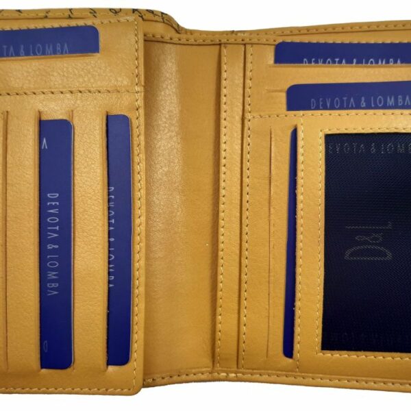 Cartera billetera de mujer en piel con monedero de la marca Devota & Lomba