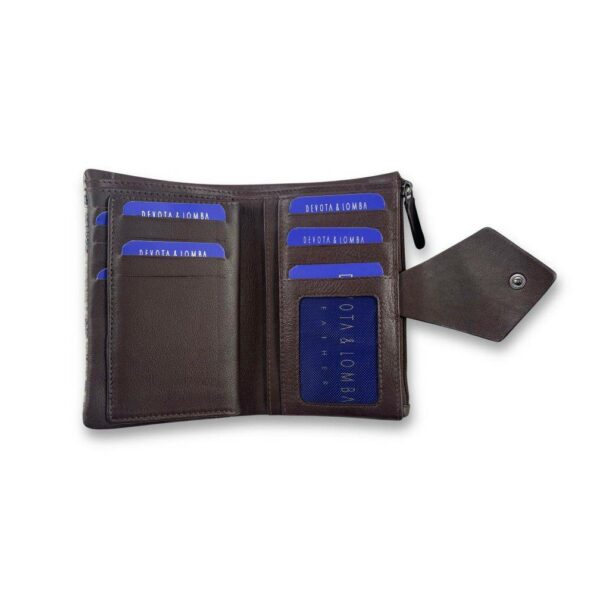 Cartera billetera de mujer en piel con monedero de la marca Devota & Lomba