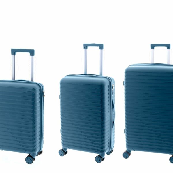 Juego Maletas JOHN TRAVEL· Set 3 Trolleys · Coleccion Arcadia · Polipropileno ligero y resistente