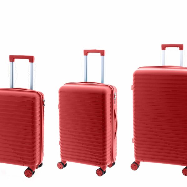 Juego Maletas JOHN TRAVEL· Set 3 Trolleys · Coleccion Arcadia · Polipropileno ligero y resistente