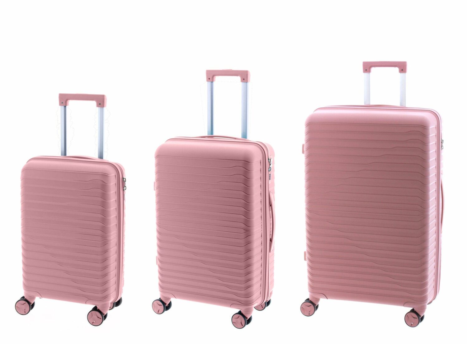 Juego Maletas JOHN TRAVEL· Set 3 Trolleys · Coleccion Arcadia · Polipropileno ligero y resistente