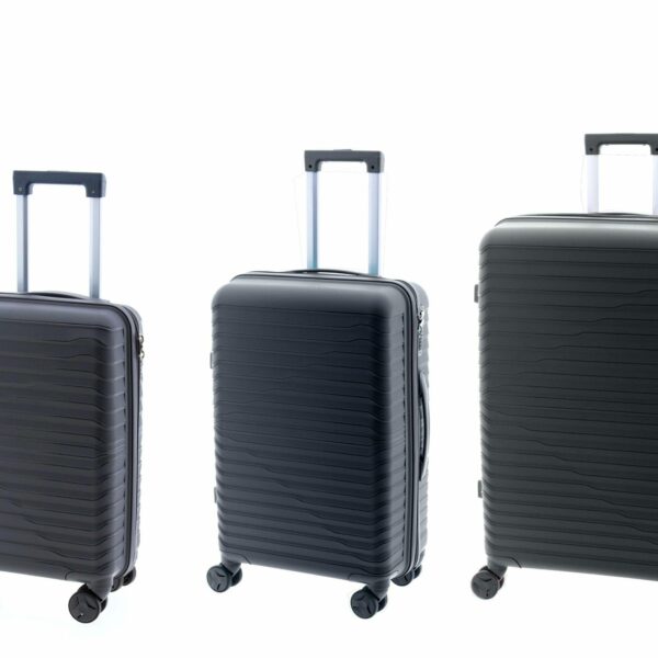 Juego Maletas JOHN TRAVEL· Set 3 Trolleys · Coleccion Arcadia · Polipropileno ligero y resistente