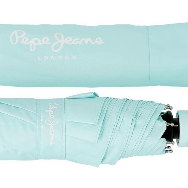 Paraguas PEPE JEANS · 28cm Plegable Automático - AZUL CIELO