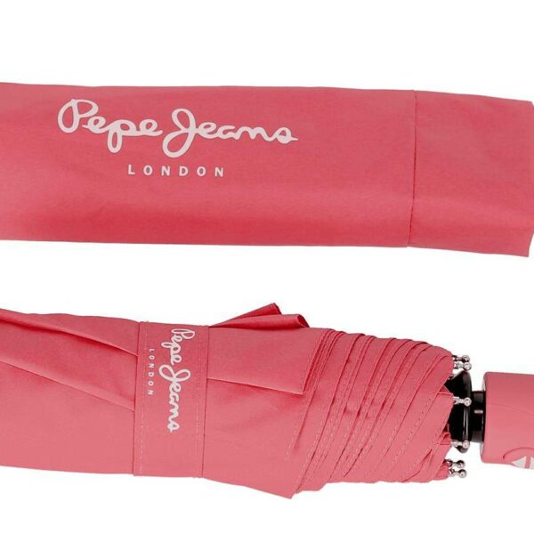 Paraguas PEPE JEANS · 28cm Plegable Automático - CORAL