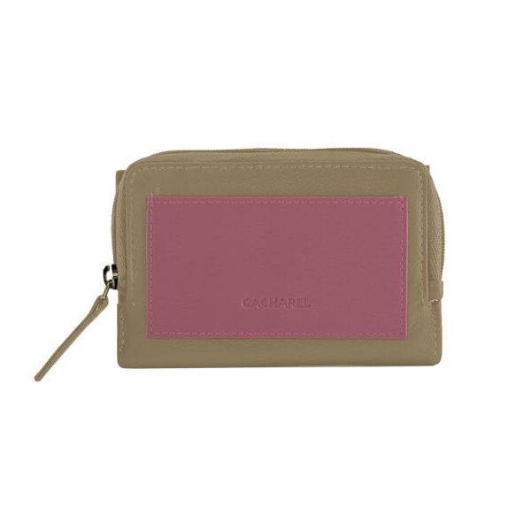 Monedero CACHAREL · Tarjetero monedero · En Piel · Combinado colores