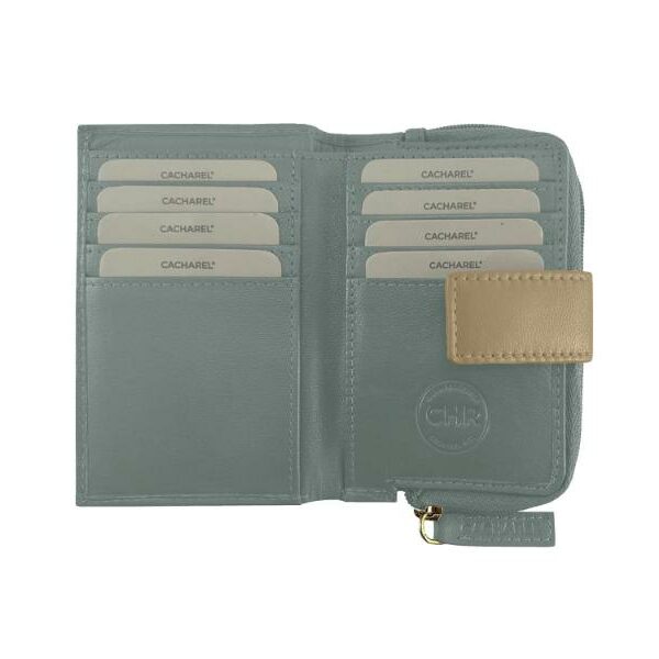 Monedero CACHAREL · Tarjetero monedero · En Piel · Combinado colores