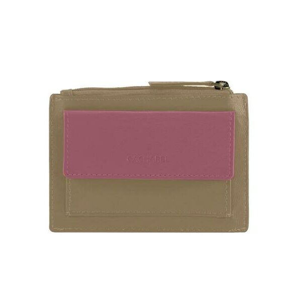 Monedero CACHAREL · Tarjetero monedero · En Piel · Combinado colores