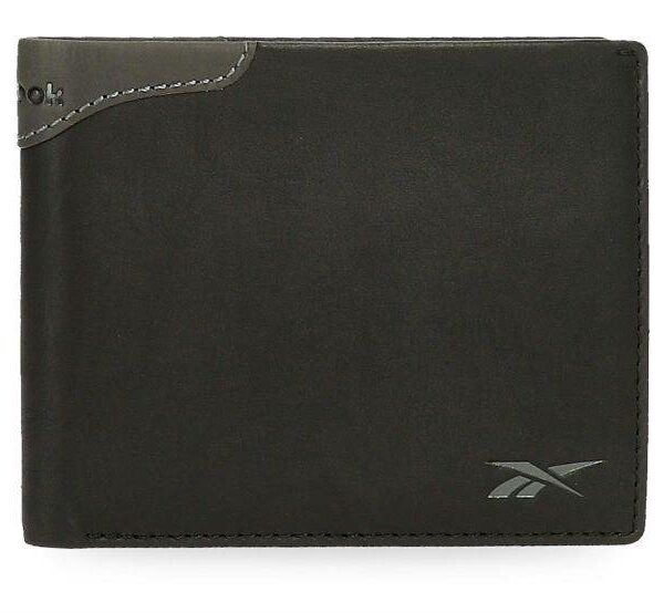 Cartera billetero de hombre en piel con monedero de la marca Reebok