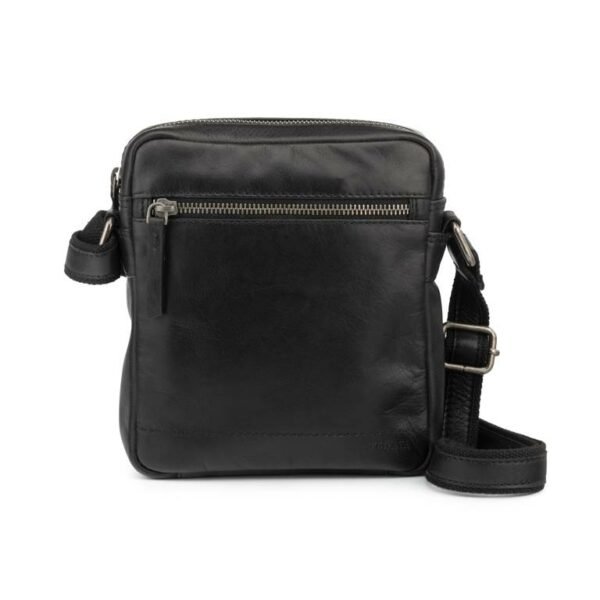 Bolso PRIVATA · Bandolera mediana · Piel vacuno · Coleccion King · Color Negro