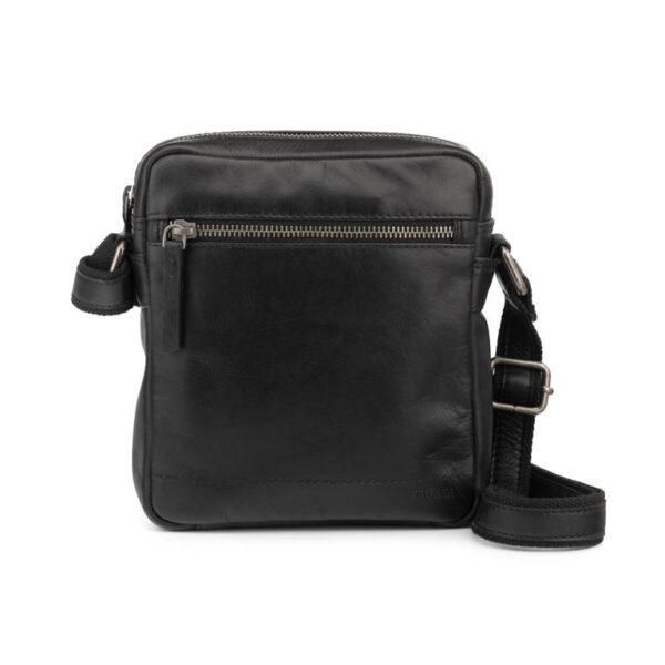 Bolso PRIVATA · Bandolera mediana · Piel vacuno · Coleccion King · Color Negro
